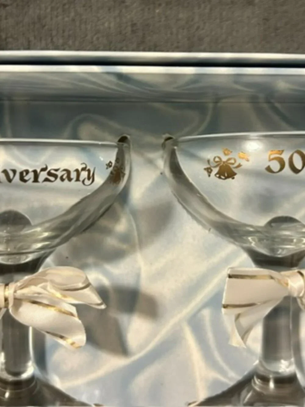 NWT Vintage Treasure Masters 50th Anniversary Toast Set